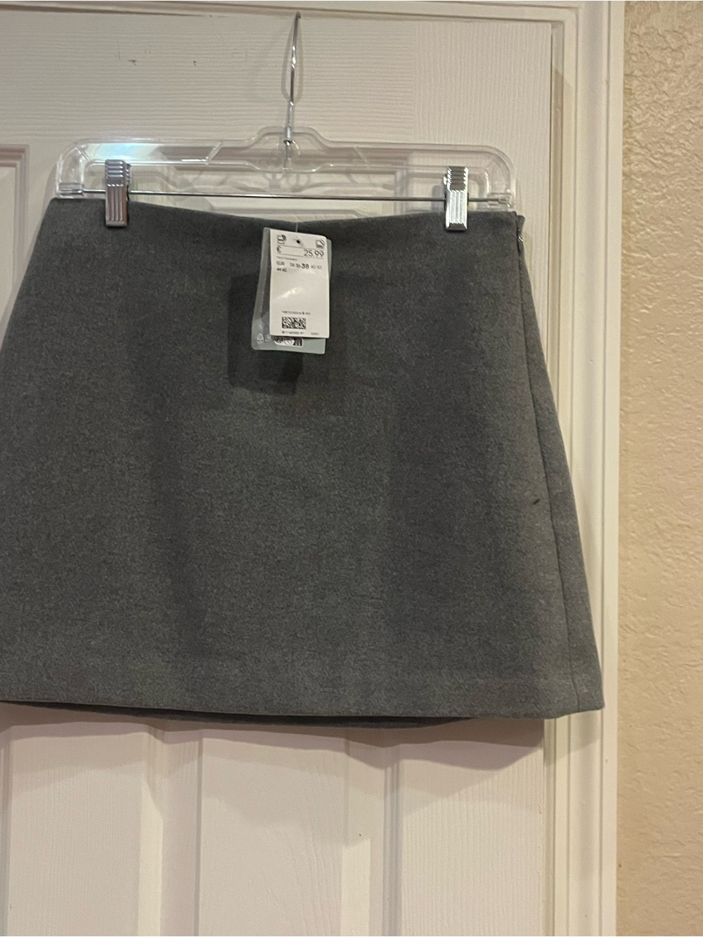 Classic Gray A-Line Mini Skirt - H&M
